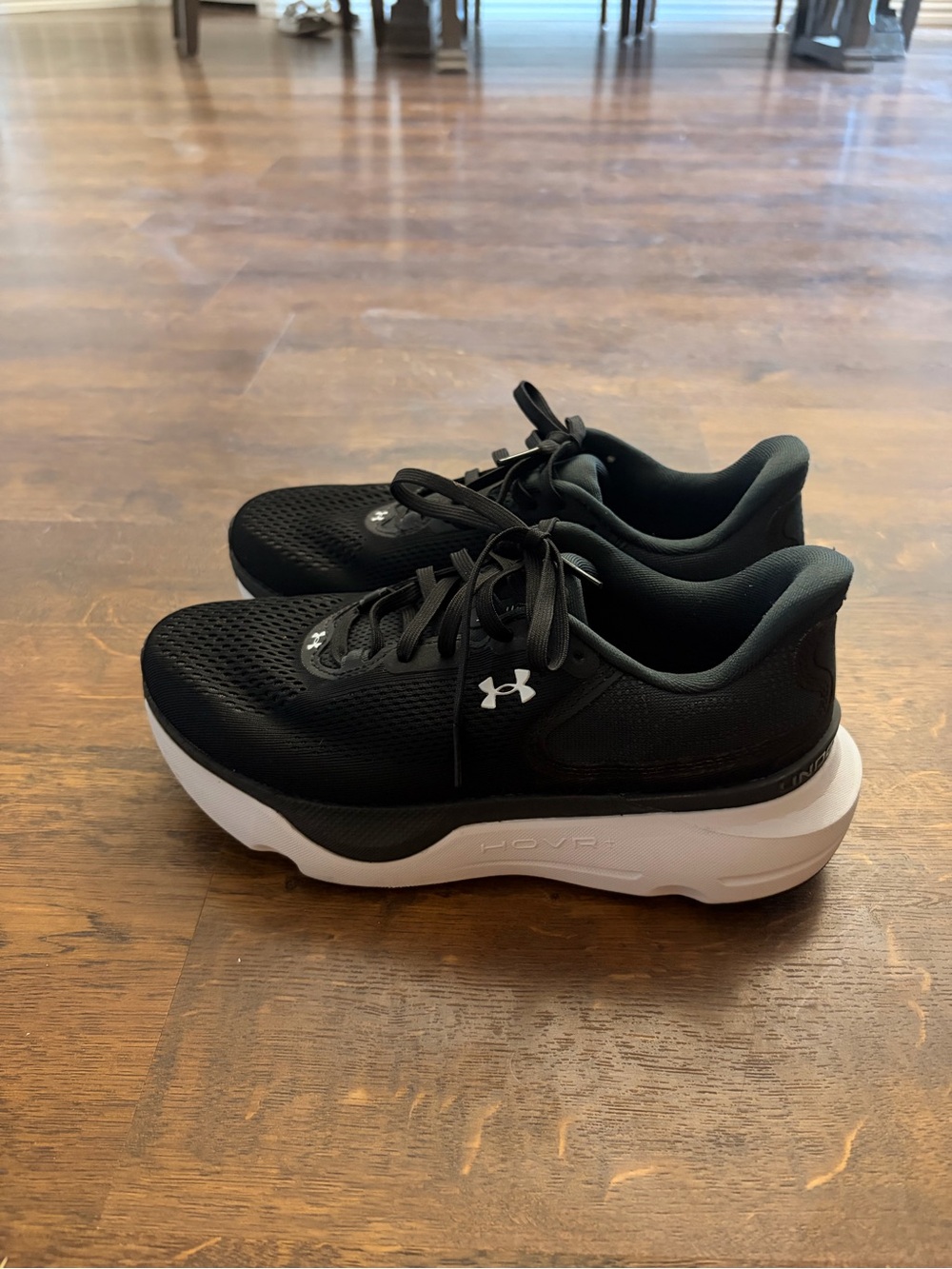 Under Armour Women’s Black and White Running Sneakers